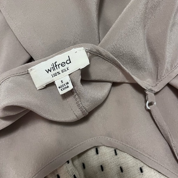 Wilfred Women's Silk Basic Tank in Taupe - Picture 1 of 3